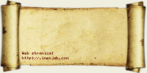 Hana Mijajlović vizit kartica